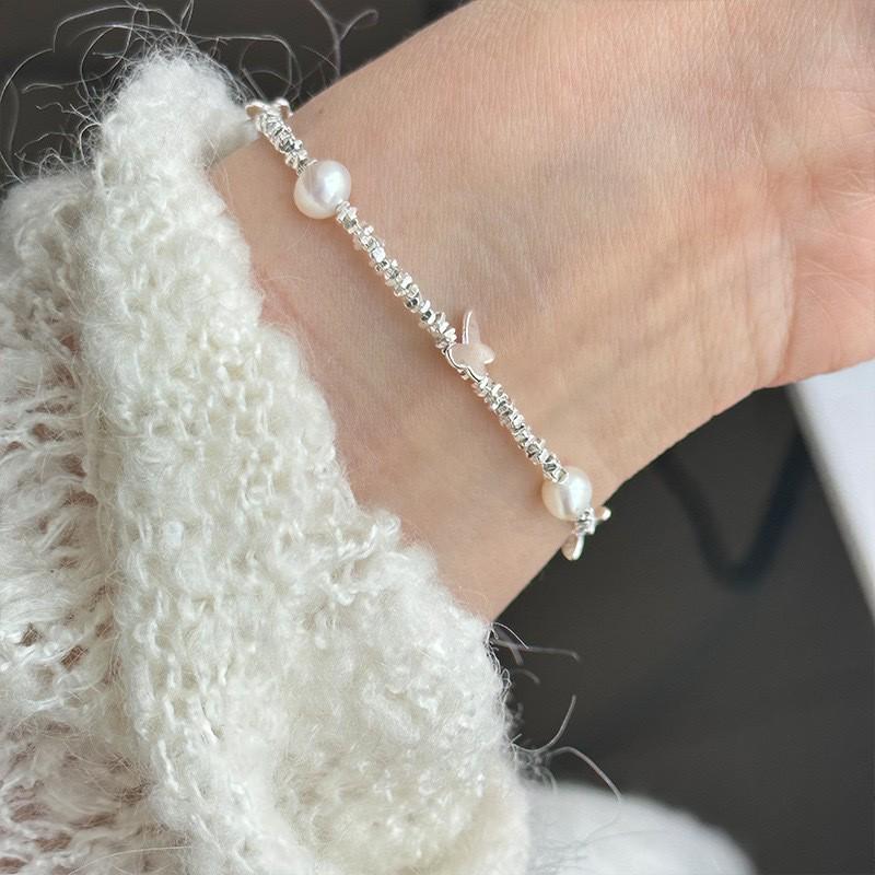 Women's Elegant Zircon Pearl Bracelet - Trendy, High-End, Light Luxury Fashion Jewelry