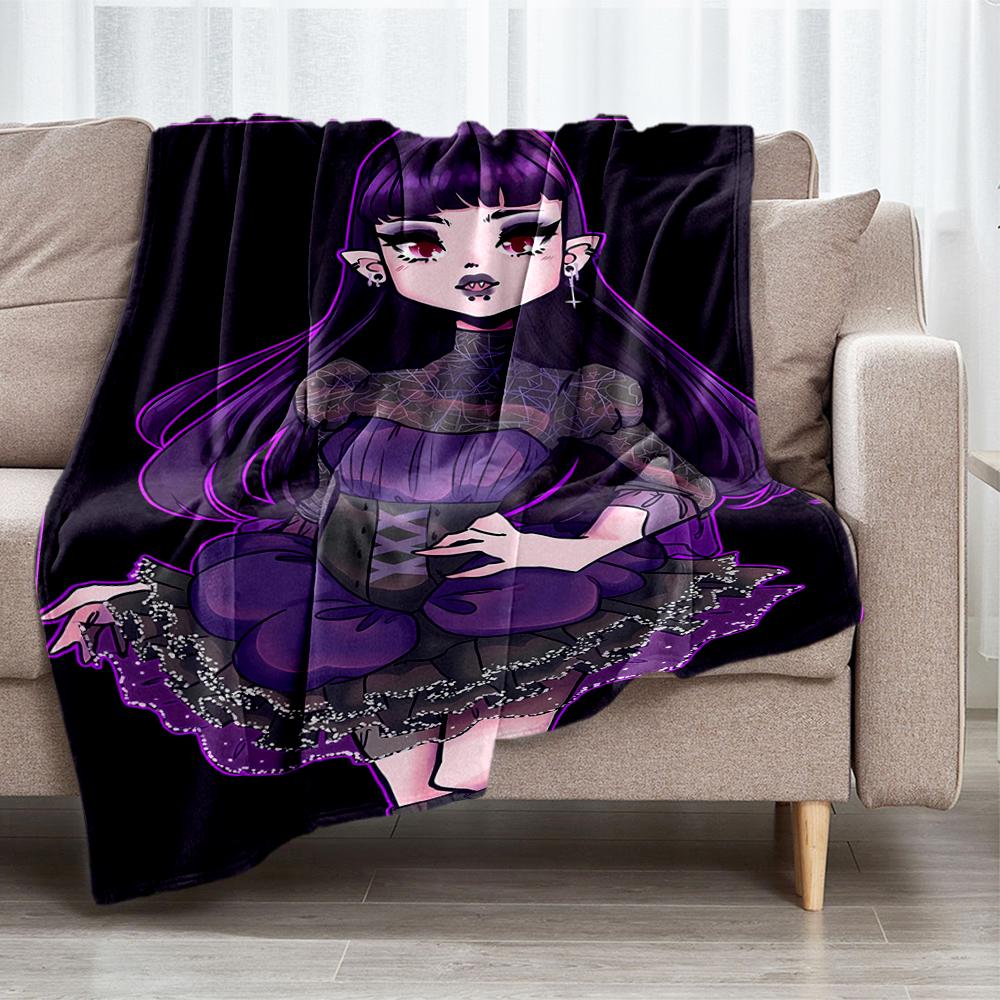 Monster High Theme Printed Blanket - Perfect for Couch, Bed, Travel & Outdoor Use | Machine Washable, Cozy & Durable.