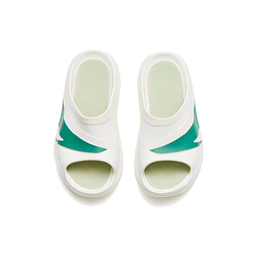 Anta C37 Series Breathable And Quick Dry Slide Slippers Men's White Green 112338511-5