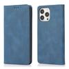 iPhone 17 Pro Max Magnetic Leather Flip Case in Pure Black
