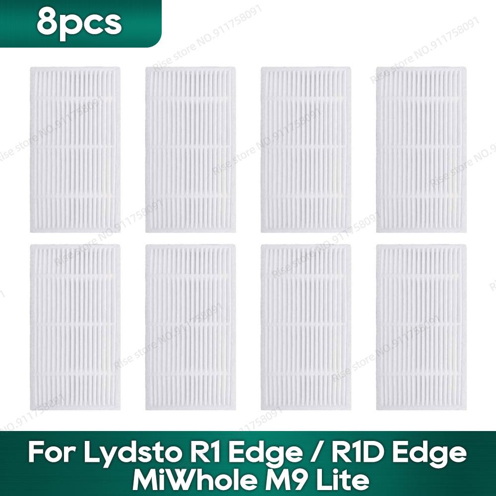 

Compatible for Lydsto R1 Edge / R1D Edge, MiWhole M9 Lite, (Roidmi Eve Rook / Eve Rook S) Accessories Hepa Filter Mop Side Brush