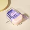 Portable Dopamine Soap Box With Lid For Travel And Storage