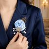 Elegante Borstbloem Roos Licht Luxe Bruidegom en Bruidsjonkers Accessoires Reversbloem Nep Parel Bruiloft Broche Bruids