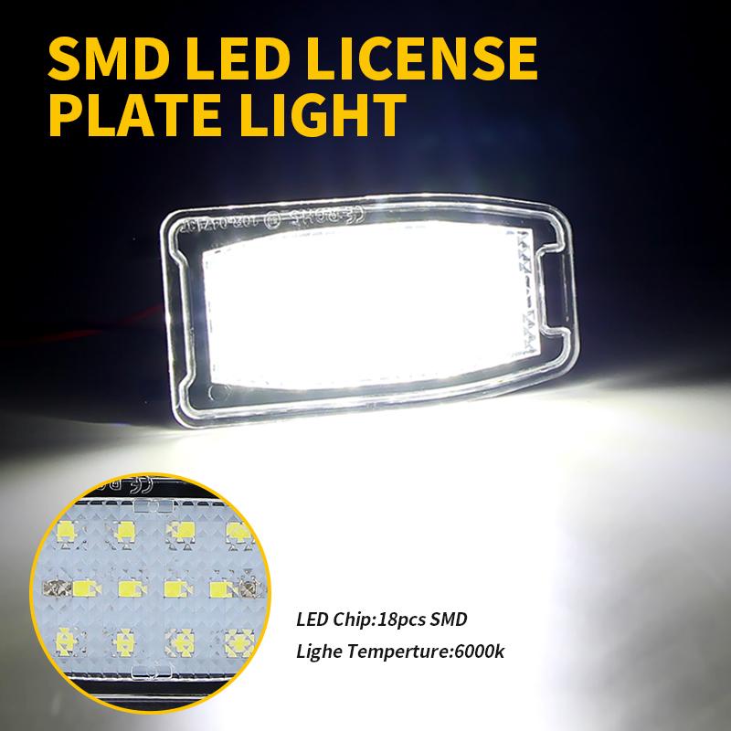 2x LED Side Rearview Lights For Land Rover LR2 LR3 LR4 Freelander2 Discovery3/4 L319 Range Rover Sport L320 Mirror Puddle Lamps