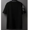 Fashionable Casual Men's Butterfly and Splash Ink Printed T-shirt Comfortable Breathable Quick Drying Short Sleeved T-shirt
