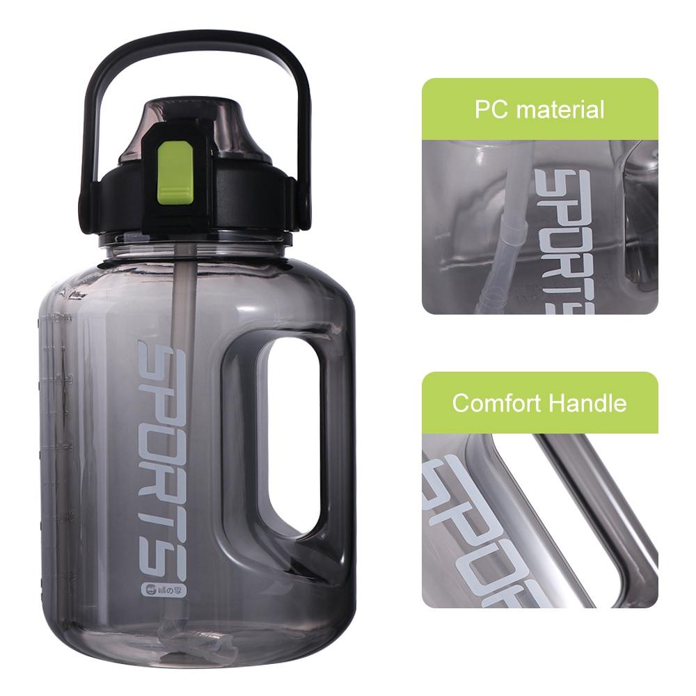 Large Capacity Sports Water Bottle 1.8L/3L Gym Cycling Cup Men Water Kettle  Camping