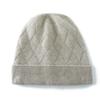 % Merino wool knitted wool hat, seat knitted, thickened thermal bag head hat, universal cold hat for men and women