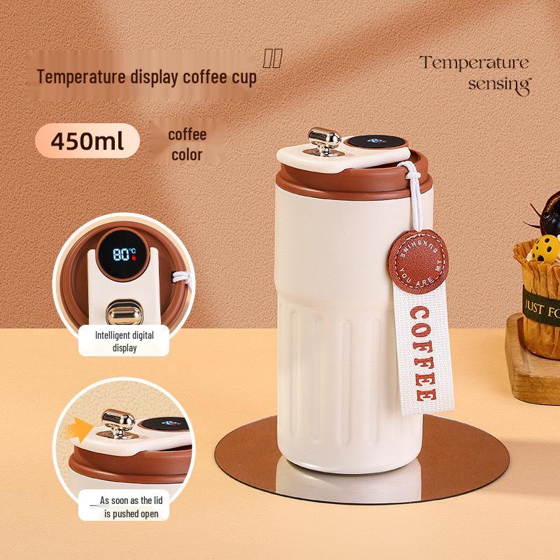 

Custom Logo Smart Coffee Thermos Cup – Perfect for Events, Gifts, Souvenirs & Engravings 450ml