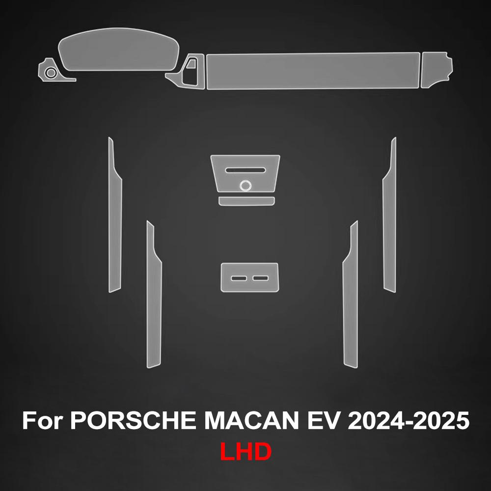 

Car GPS Navigation Screen PPF Protective Film for Porsche Macan EV 2025 2025 Gear Shift Panel TPU Sticker Interior Pre-cut Film