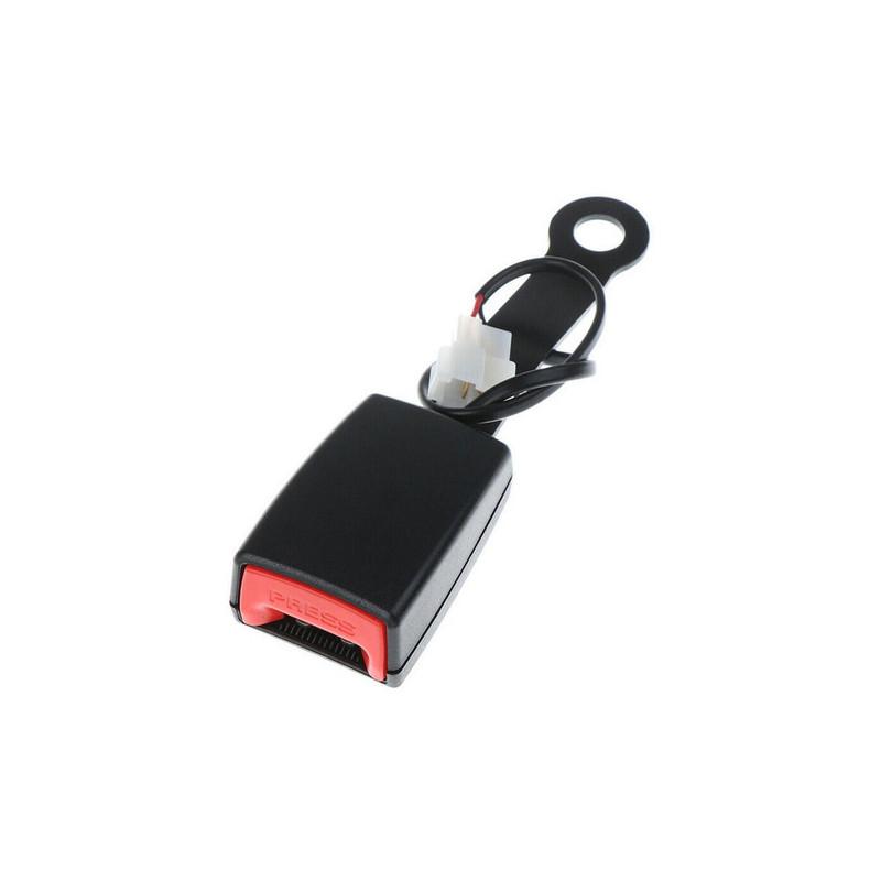 Automotive Safety Belt Buckle Connector With Warning Signal For Car Safety And Security