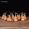 Natural Hand-Twisted Gourd with Gold Finish - Medium Collector's Craft