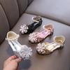 Spring/autumn New Style Ladylike Baby Girl Children's Princess Rhinestone Single Shoes Leather Shoes Dance Performance Shoes