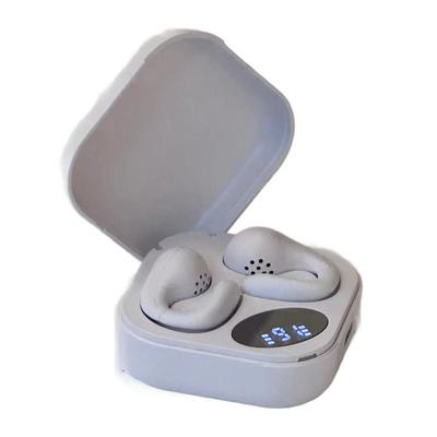 Ear Clip Bluetooth Earbuds HiFi Sound Open Ear Wireless Earphones with Power Display for Sports