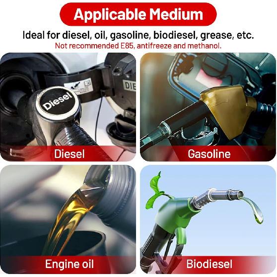 EVIL ENERGY 3/8" Fuel Hose Line Push Lock NBR Rubber SAE 30R7 10FT 300PSI