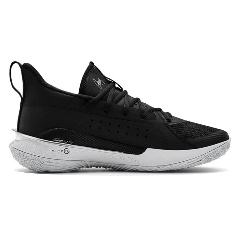 curry 7 black and white