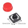 25 PCS 4 Pin SMD PCB Micro Switch Round Shape Tactile Push Button Kit  Microcontrol