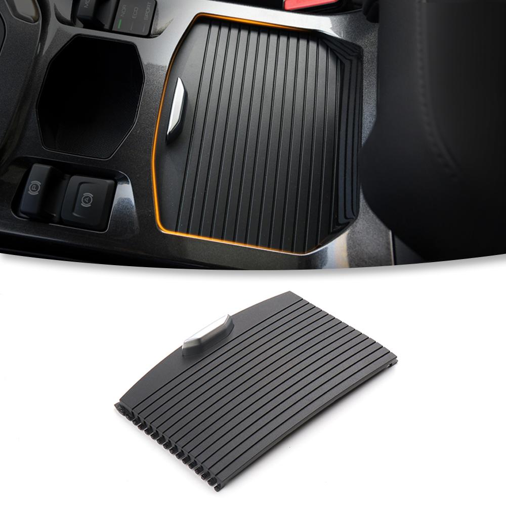 Black Car Center Console Water Cup Holder Curtain Replacement For Great Wall Haval H6 2017-2020 Drink Cover Slide Roller Blind