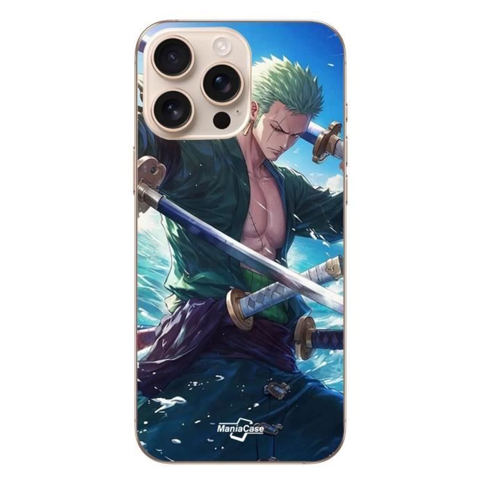 Iphone 16 Pro Case One Piece Roronoa Zoro Sword Manga Anime Maniacase