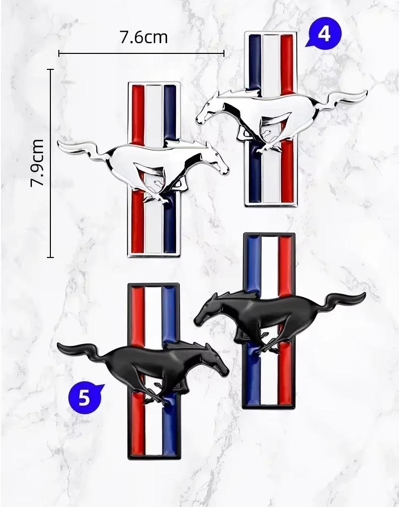 Car 3D Metal Badges Trunk Body Window Side Decoration Sticker For Ford ST Line Focus Mustang Fiesta Puma Ranger Kuga MK7 MAX F15 cc20