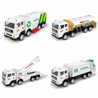 Sanitation Vehicle Garbage Truck Toy Cleaning Sprinkler Car Toy Model Simulation Car Toy  Boys Gift