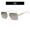 Ladies Sunglasses, Threaded Frameless Trimmed Sunglasses, Stylish Square Sunglasses
