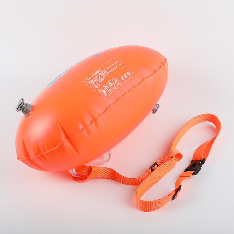 Swimming Pool Buoy Tow Floats Inflatable Life Saving Swim Buoy Pvc Inflated Air Drying Bag Drift Bag Pool Accessory Open Water