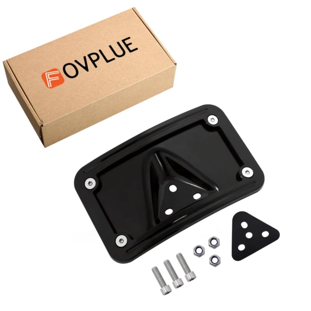 

Motorcycle Curved License Plate Frame Mount Kit For Harley Softail Dyna Fat Boy Sportster 883 1200 Honda VTX1300R/S/T 1800R/S/T чёрный