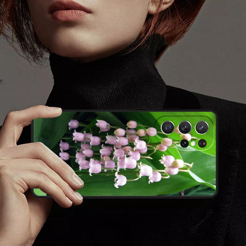 Lily of the Valley Flower Phone Case Cover For Samsung GalaxyS25 S24 Ultra S23 S22 Plus S21 FE S20 Note 10 20 Pro Lite