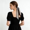 1Pc Silk Scarf Versatile Long Gift Ponytail Ribbon Temperament Bag Straps Soft Printed