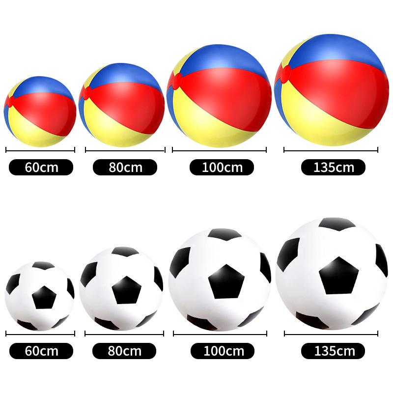 Eco-Friendly PVC Inflatable Colorful Football for Parent-Child Games