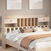 VidaXL Headboard with Storage 180 Cm Solid Pine Wood 855502