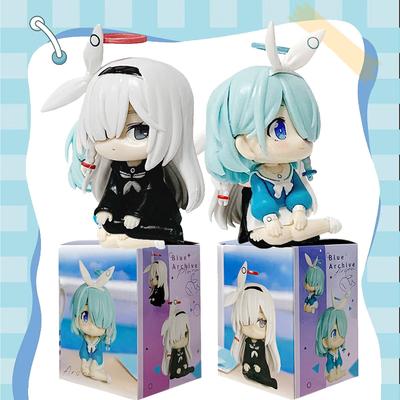 In Stock Blue Archive Plana Arona Figure Anime Collect Characters Ornaments Cute Cartoon Festival Christmas Gift PVC Poseable Articulated Scale