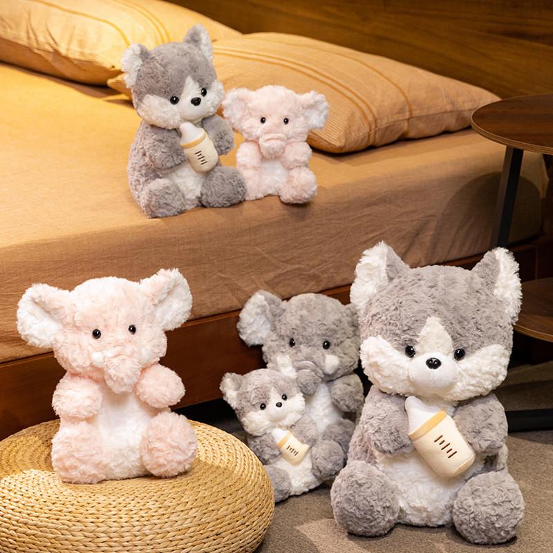 Cozy Dog Elephant Plush Toy Adorable Stuffed Animal Perfect Birthday Gift Child