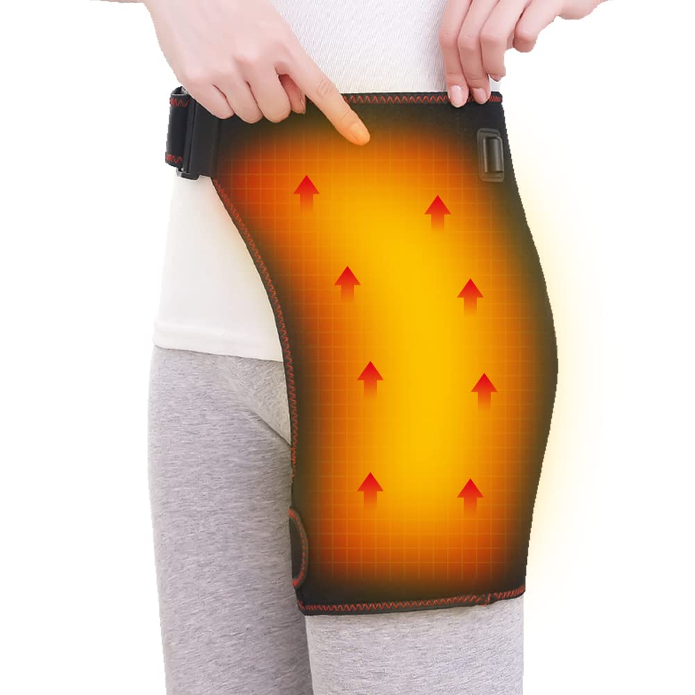 

MACOLAUDER Electric Hip Electric Heated Hip Heated Hip Pad for One Constant or Suitable for Home or Office Suitable for Both Left and Right Legs Pad, чёрный