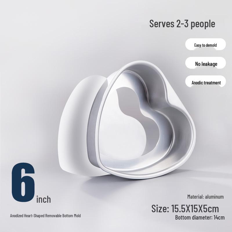 Chiffon Cake Mold Set with Removable Bottom: 4", 6", 8", 10" for Oven Use