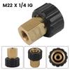 Adapter Connector Parts Supplies Wash Machine Yard Accessories M22 X 1/4 IT Outdoor Car Cleaning High Pressure