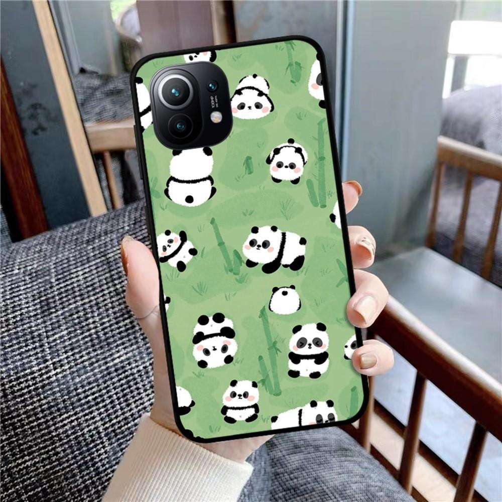 Panda Cute Phone Case For Samsung S 20 21 22 23 Plus Ultra For Redmi Note 8 9 10 11 For Huawei Y 5 6 9