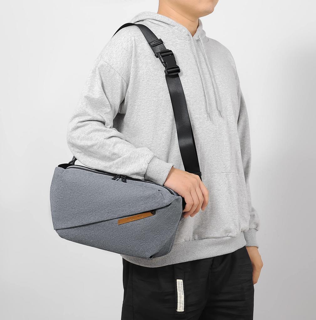 FSDWG Shoulder Messenger Crossbody for and Outdoors Bag, One-Shoulder Bag, Bag, Waterproof, 2-Way, Commuting, School, Travel,