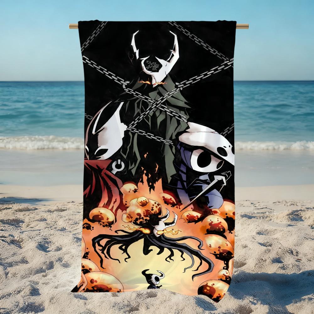 H-hollow Spiel Ritter Cartoon Handtuch Strand Schnelltrocknend Weich Poolhandtücher Geschenk für Reise Fitnessstudio Dusche Camping Sport