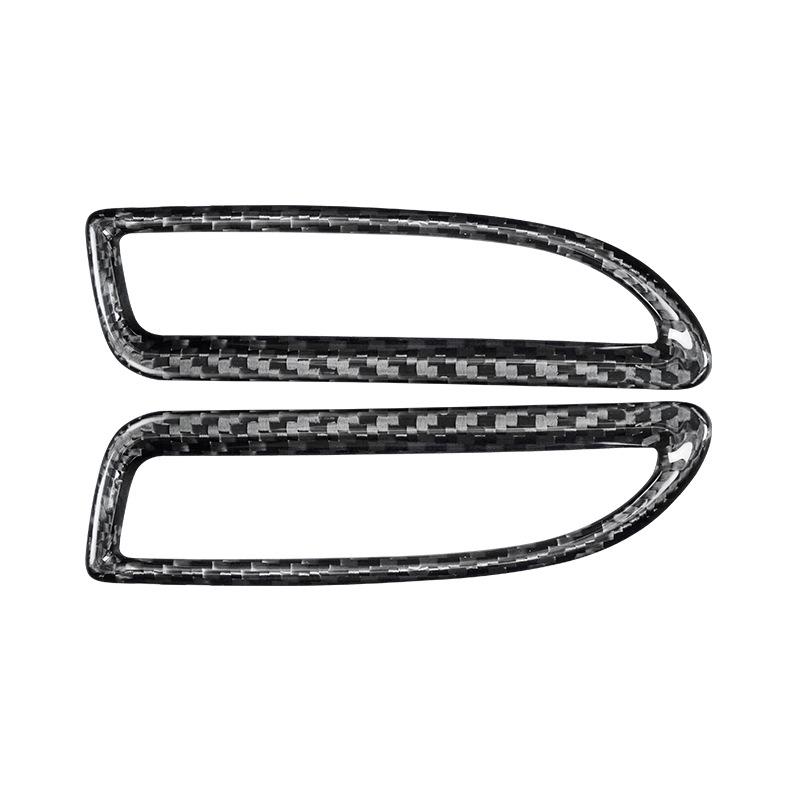 Fiat 500 Abarth 595 2016 Rear Fog Light Carbon Fiber Frame Sticker