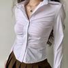 Slimming And Versatile Waist,hugging Shirt For Women