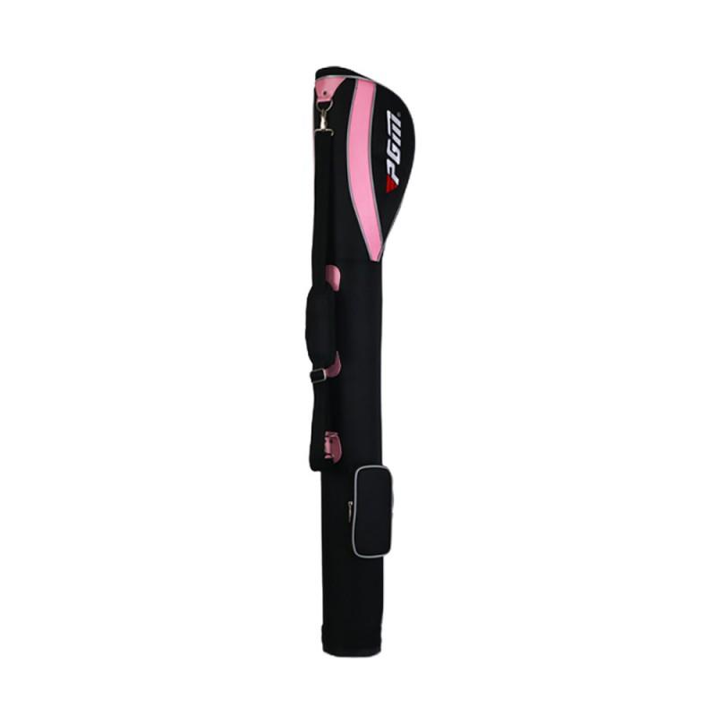PGM Golf Club Bag 7-10 Clubs Foldable Nylon Stand With Ball Compartment Practice Range Outdoor Use