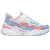 Skechers Kids Comfortable Versatile Fashion Color Block Design Velcro Dad Shoes Kids Sneakers White Blue 319007L-WMLT