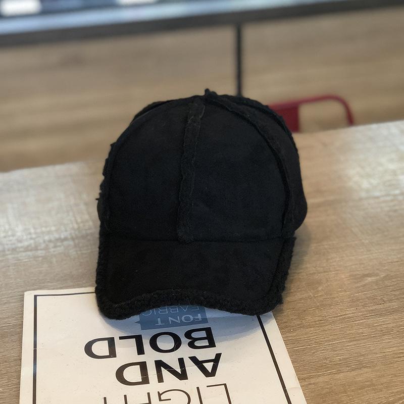 Однотонная бейсболка из искусственного меха для женщин, утепленная, теплая, однотонная, повседневная, спортивная, береты для прогулок, путешествий, отпуска