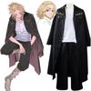 Anime Tokyo Avengers Ryuguji Kente Cosplay Kostüme Manjiro Jacke Mantel Top Hose Schwarz Team Uniform Uniform Anzug Erwachsene Halloween Outfits