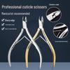 Stainless Steel Nail Nippers & Cuticle Remover Scissors - Manicure Tools for Dead Skin and Nail Care.