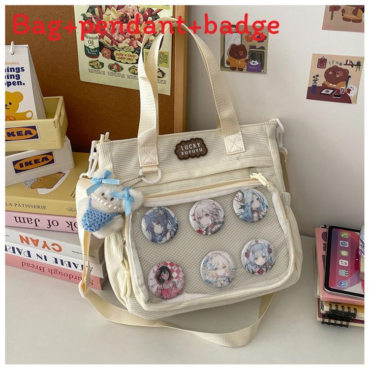 Minimalist Nylon Crossbody Bag With Zipper Closure For Daily Use