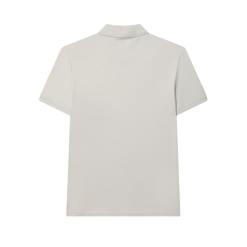 New FILA MODERN HERITAGE Polo Shirt Men's Volcanic Stone Gray F11M528121F-GY