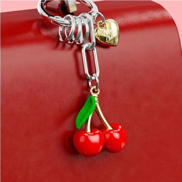 Belgian Metal Keyring - Cherry