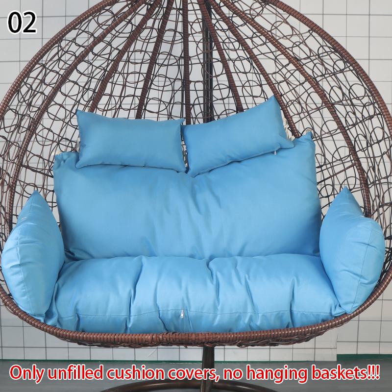 Hanging Chair Egg Chair Swing Cushion Cover Thickened Soft Rebound Breathable Non Deformable Cradle Vine Basket Cover No Padding